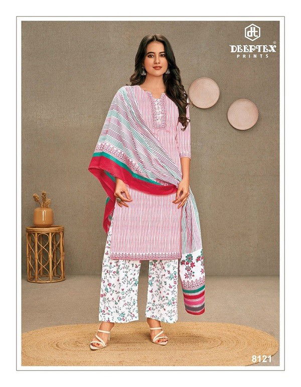 Deeptex Miss India Vol 81 Printed Cotton Dress Material